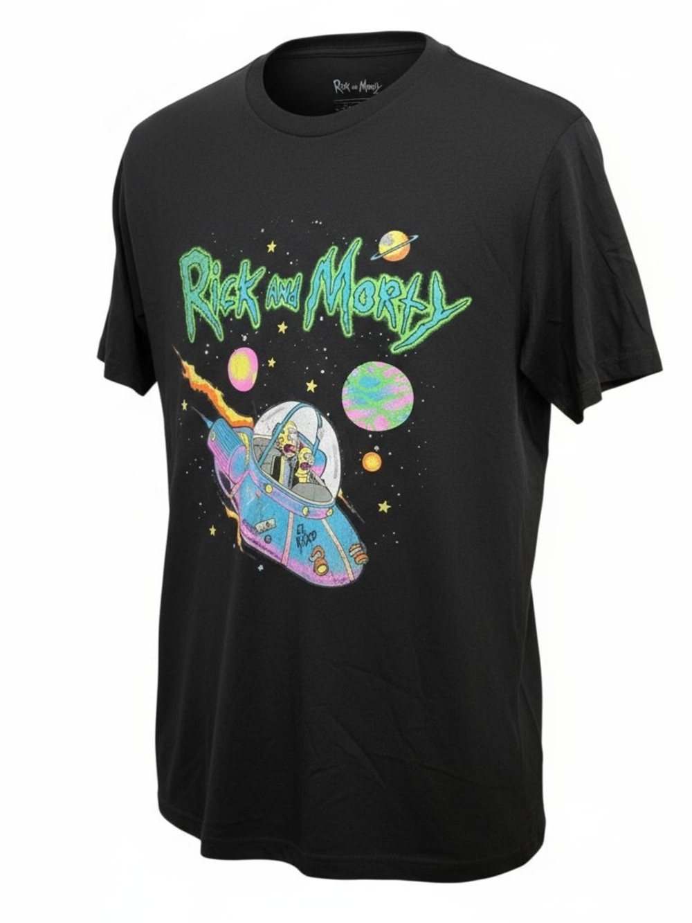 Rick and Morty Black Graphic T-Shirt Size Large– Official Merch